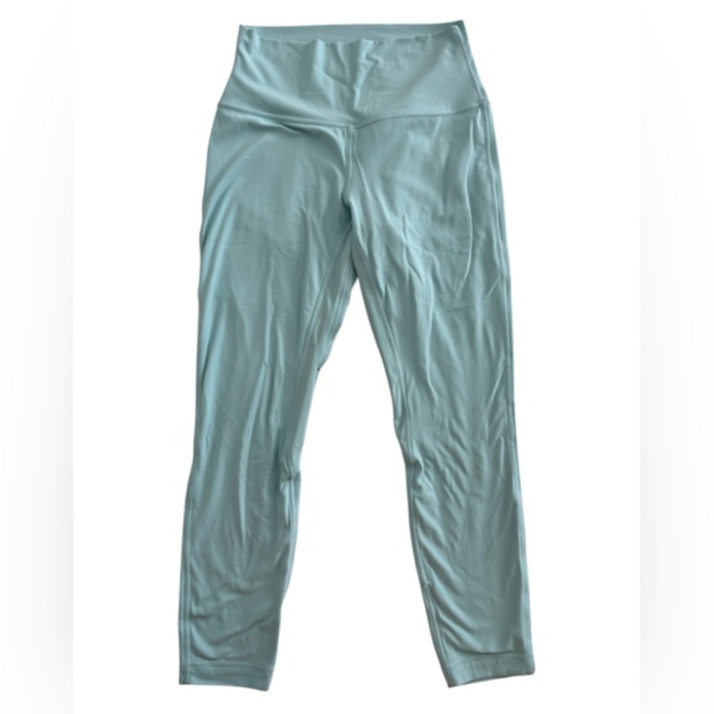 Lululemon Athletica double lined Sky Blue High-Waisted Leggings